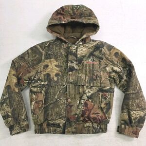 Mossy Oak Break-Up Infinity Camo‎ Insulated Hunting Jacket Youth Kids Size S 6/7